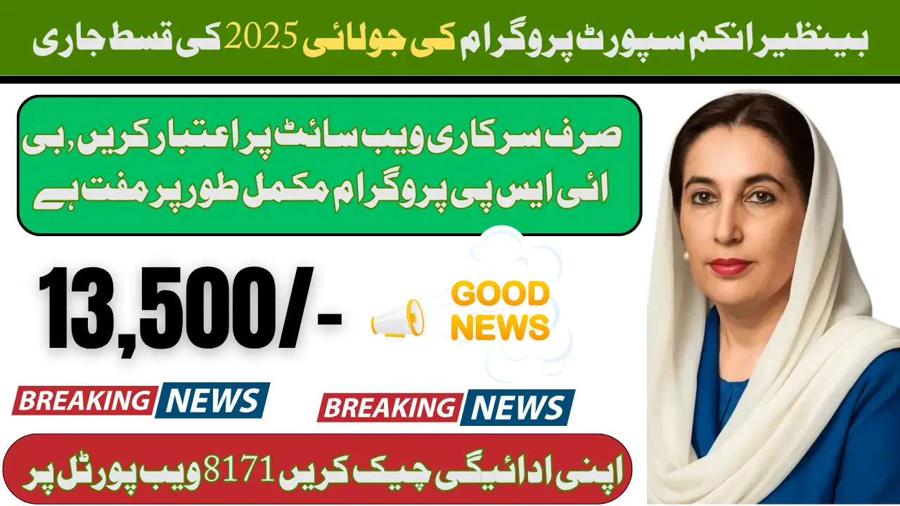 BISP 8171 Web Portal 13500 Payment Status Step-by-Step Guide