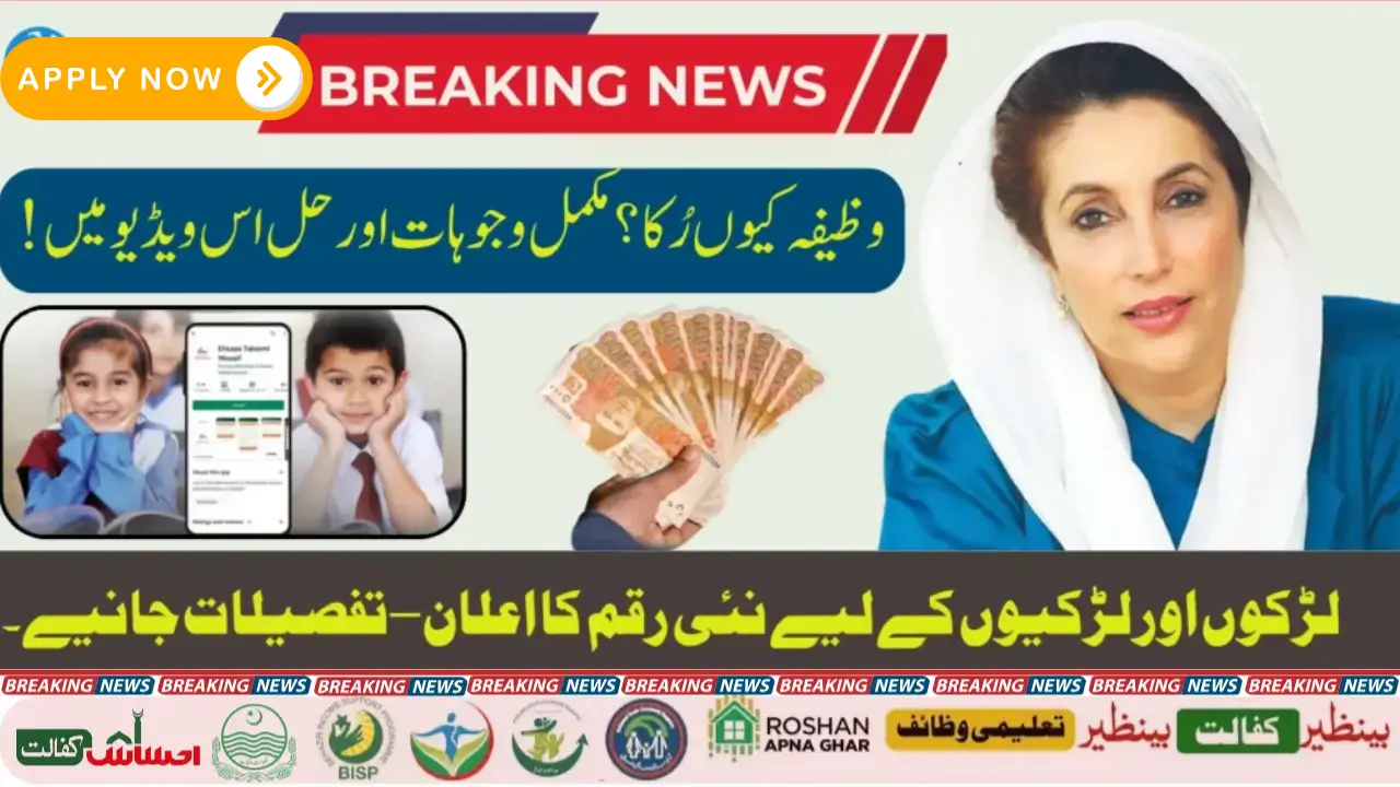 Benazir Taleemi Wazaif December 2025 How to Check Payment Details Easily