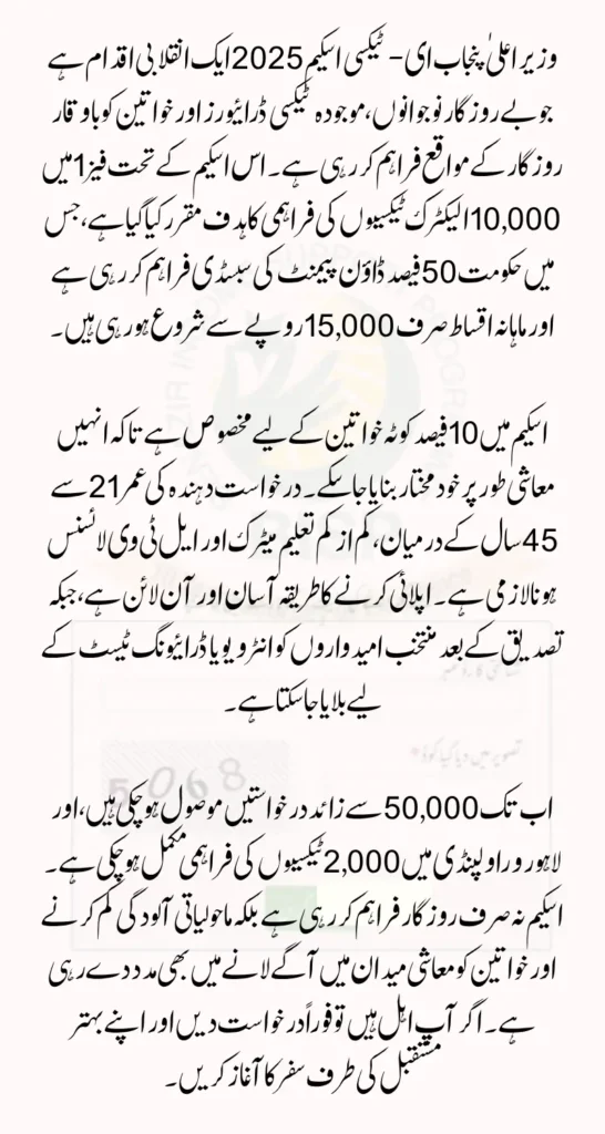 CM Punjab e-Taxi Scheme 2025: Check Eligibility Criteria | Complete Details