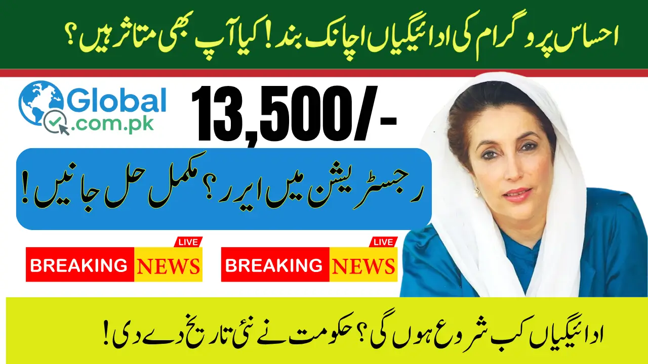 Ehsaas Payment Issue Solution 2025 Complete Update