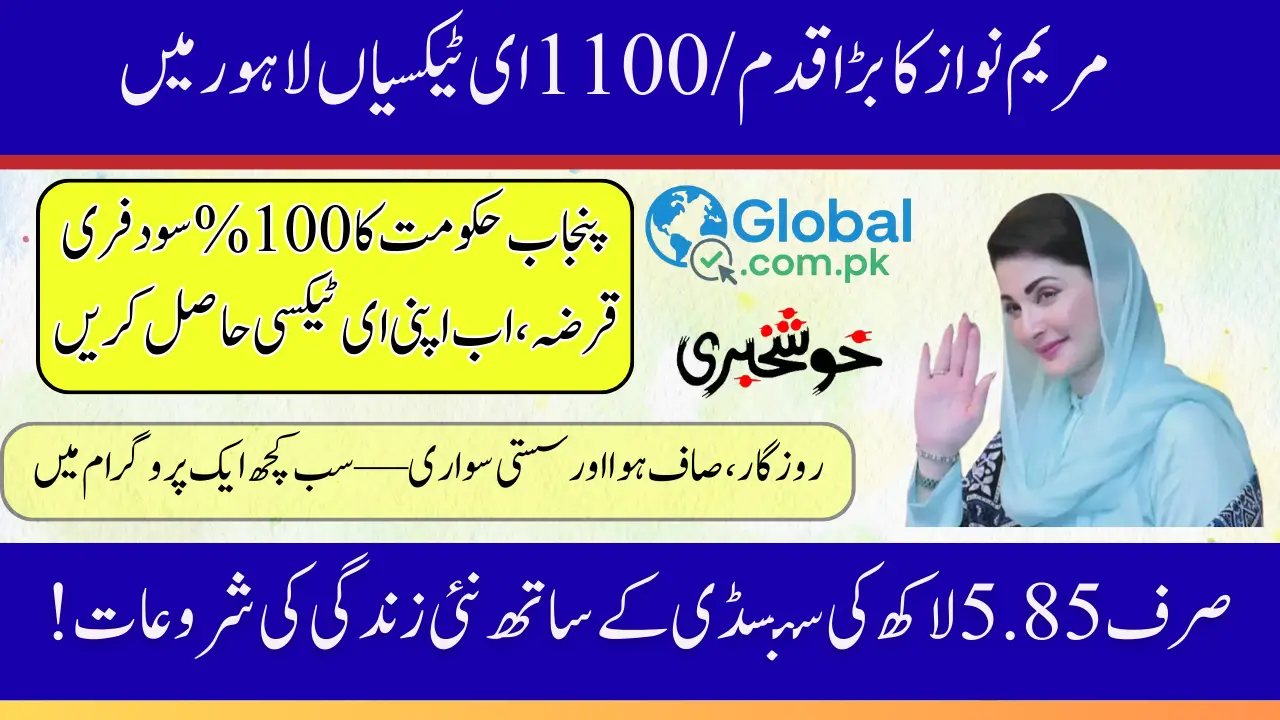 CM Punjab E-Taxi Program Update Check Key Benefits & Subsidy Details