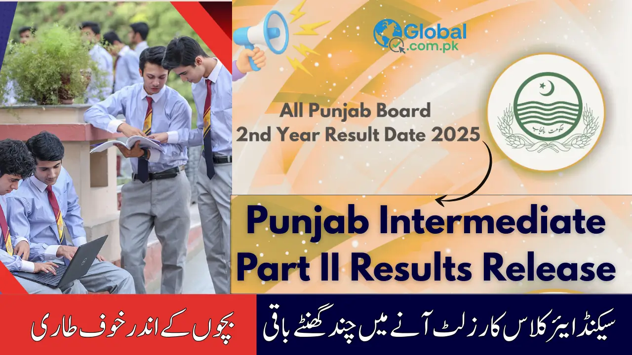 Punjab Intermediate Part II Results Release 18 Sep 2025 Get Ready Students