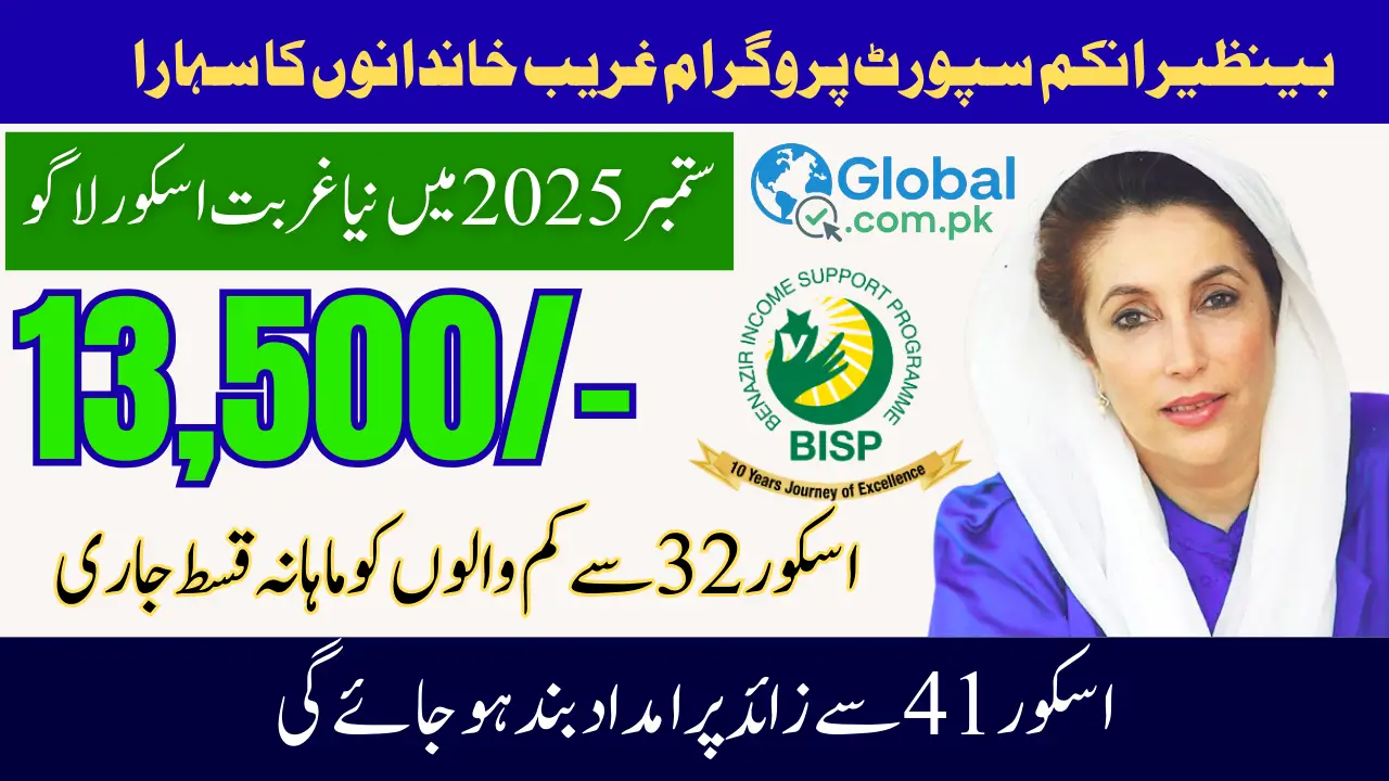 How to Check BISP Poverty Score & Status Online September 2025
