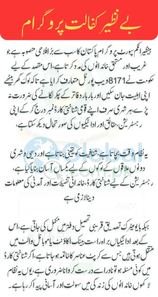 8171 Web Portal Check Eligibility & Registration Through CNIC