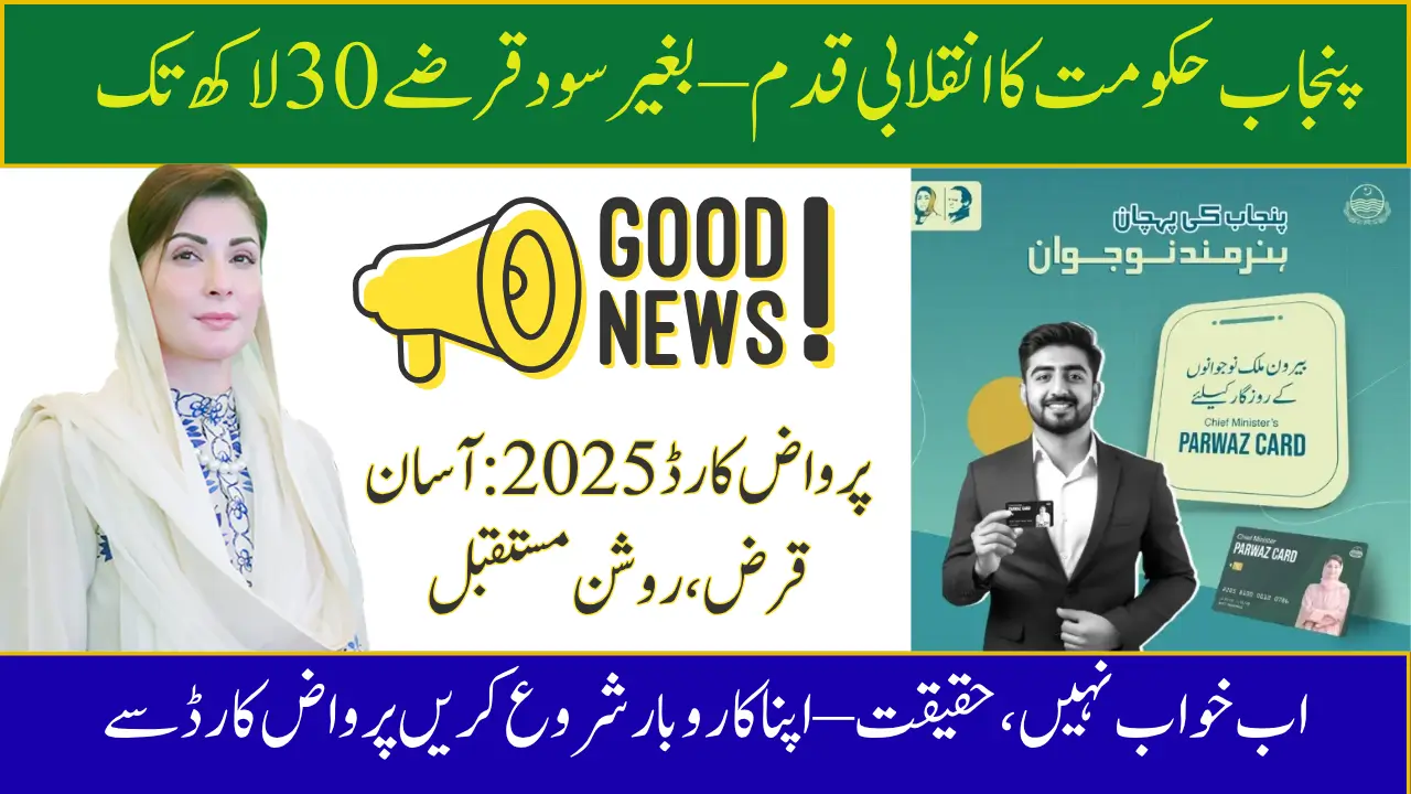 CM Punjab Parwaz Card 2025 Apply Online Check Loan Details Step by Step