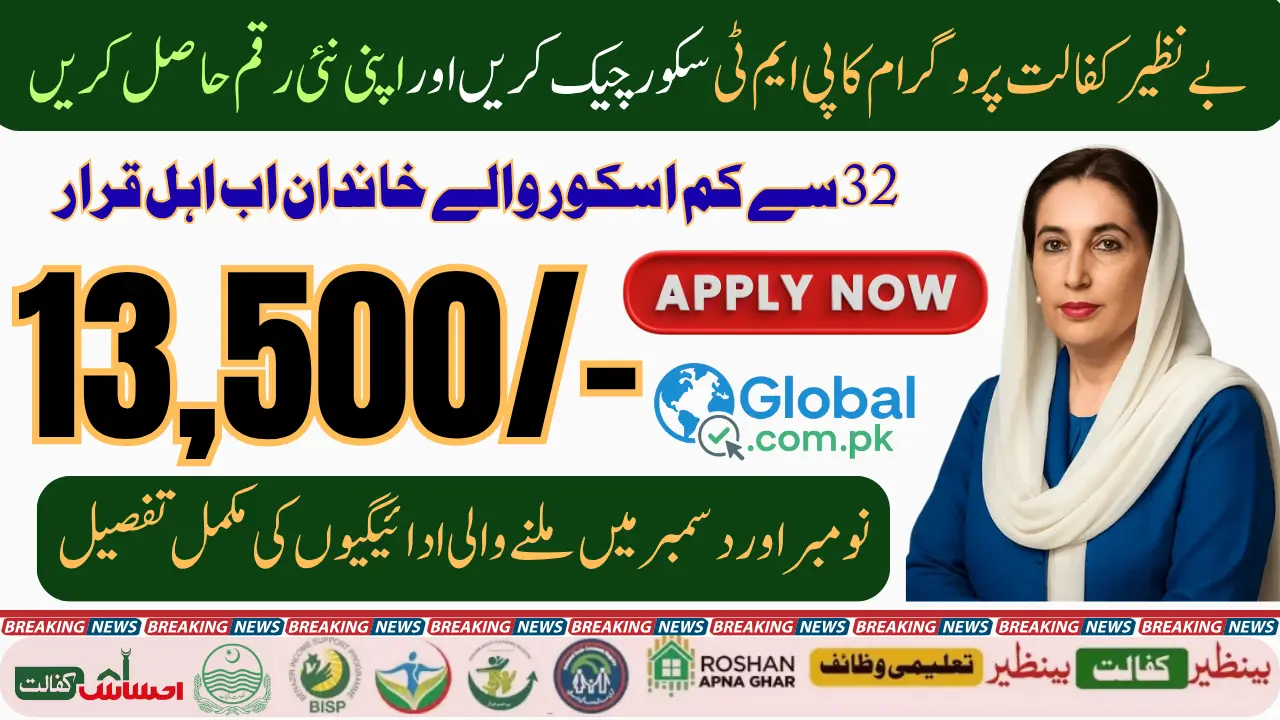 BISP PMT Score Check Online 2025 and Check New November-December Payment Details
