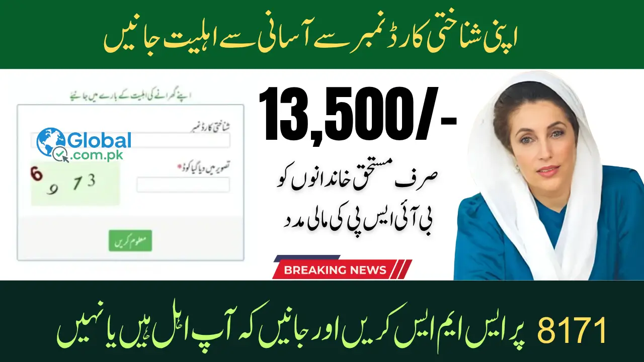 BISP 8171 Eligibility CNIC Check Online Via Easy Mothed