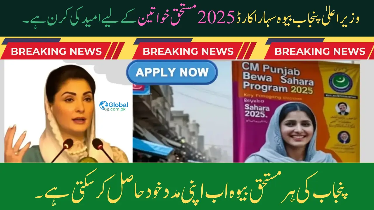 CM Punjab Bewa Sahara Card 2025 How to Apply Online & Check Eligibility
