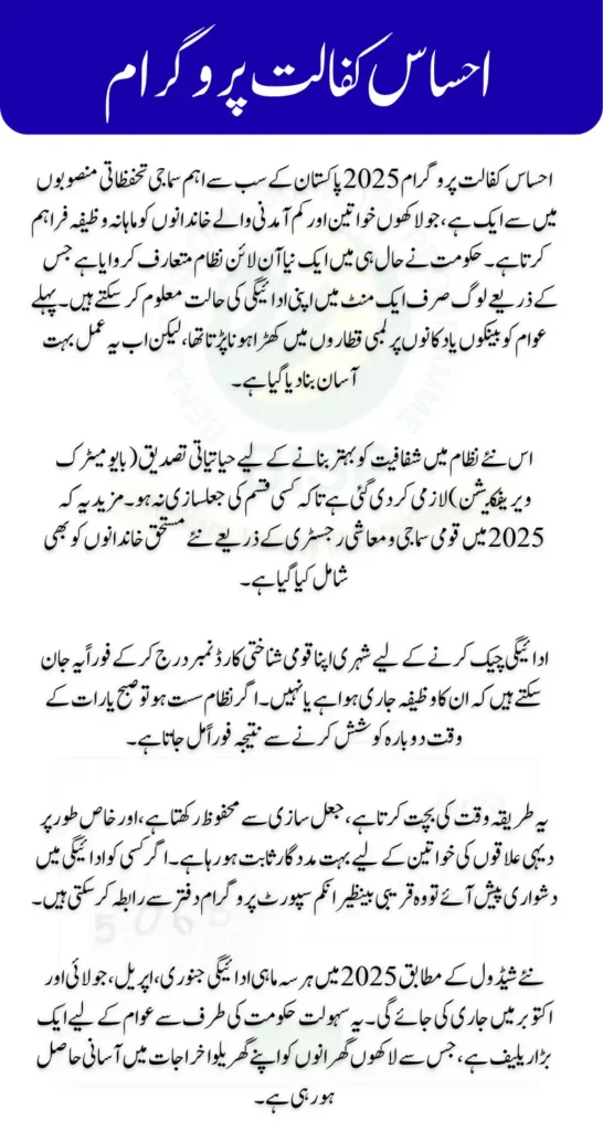 Ehsaas Kafalat Payment 2025 Check Online Made Simple (With Table Guide)
