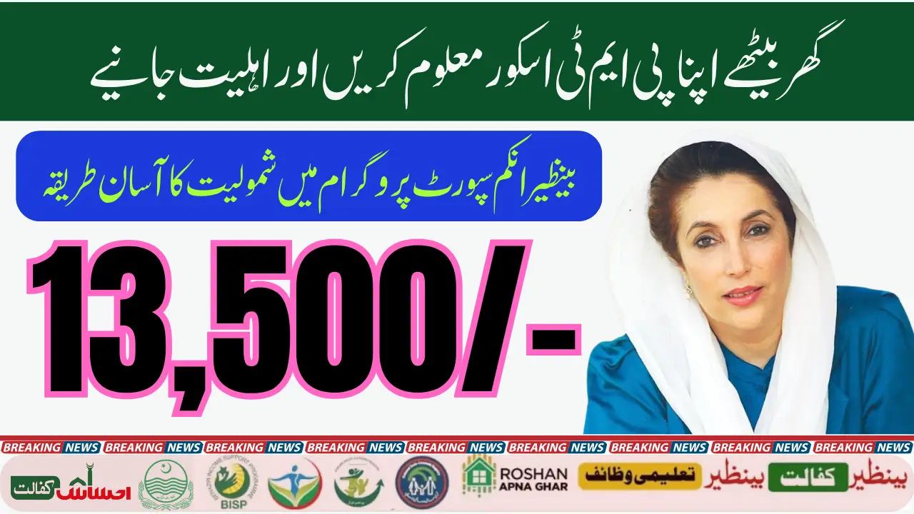 How to Check PMT Score BISP Online by CNIC (Step-by-Step)